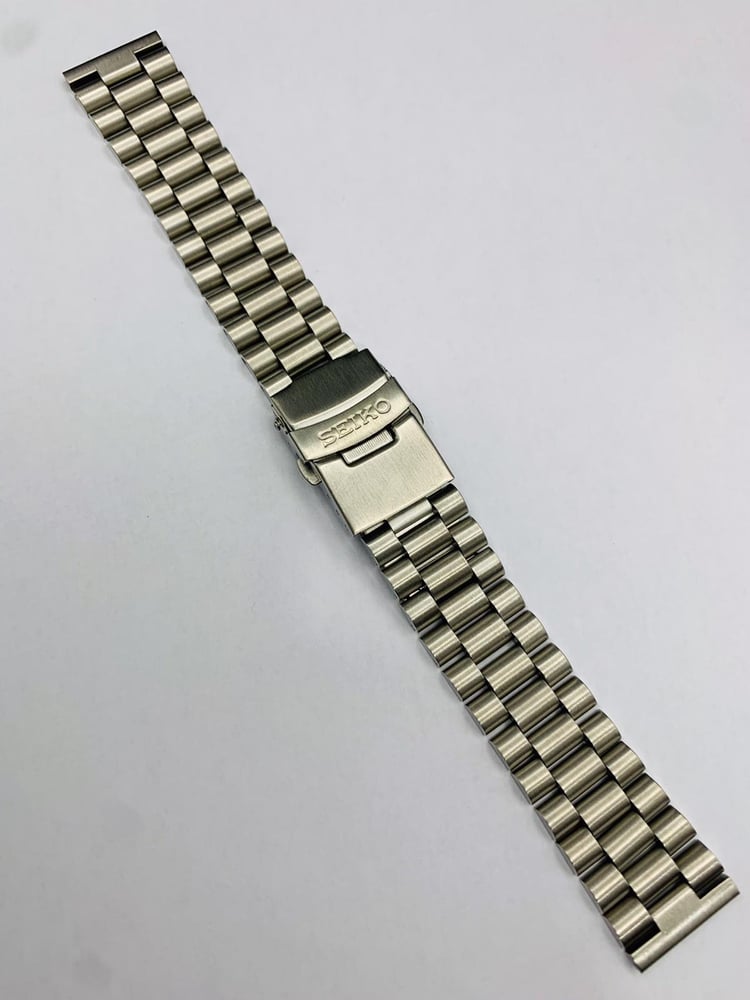 20mm Seiko straight lugs stainless steel gents watch strap New. MU